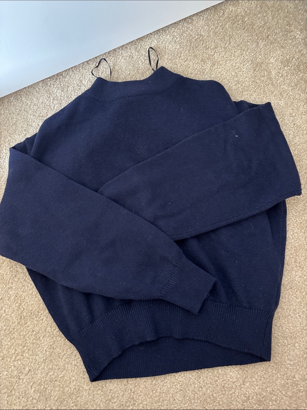 H&M Navy Crewneck Sweater